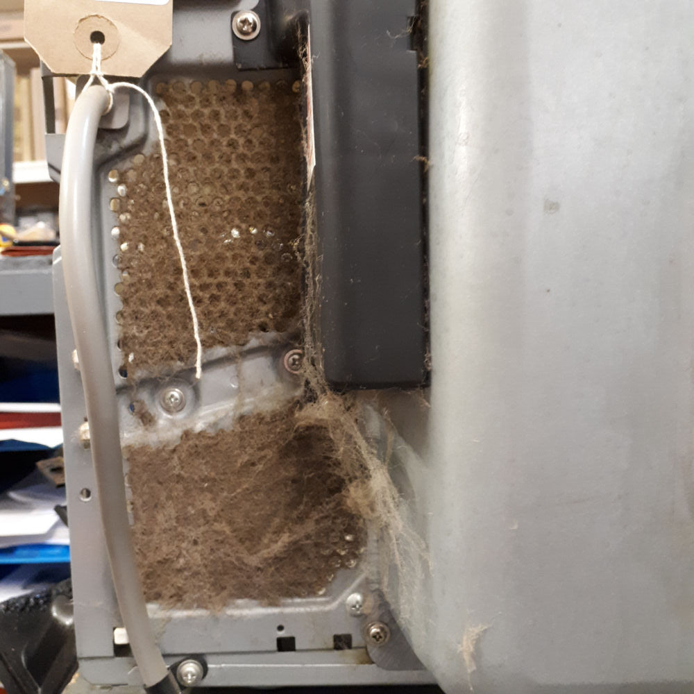 blocked microwave air vents