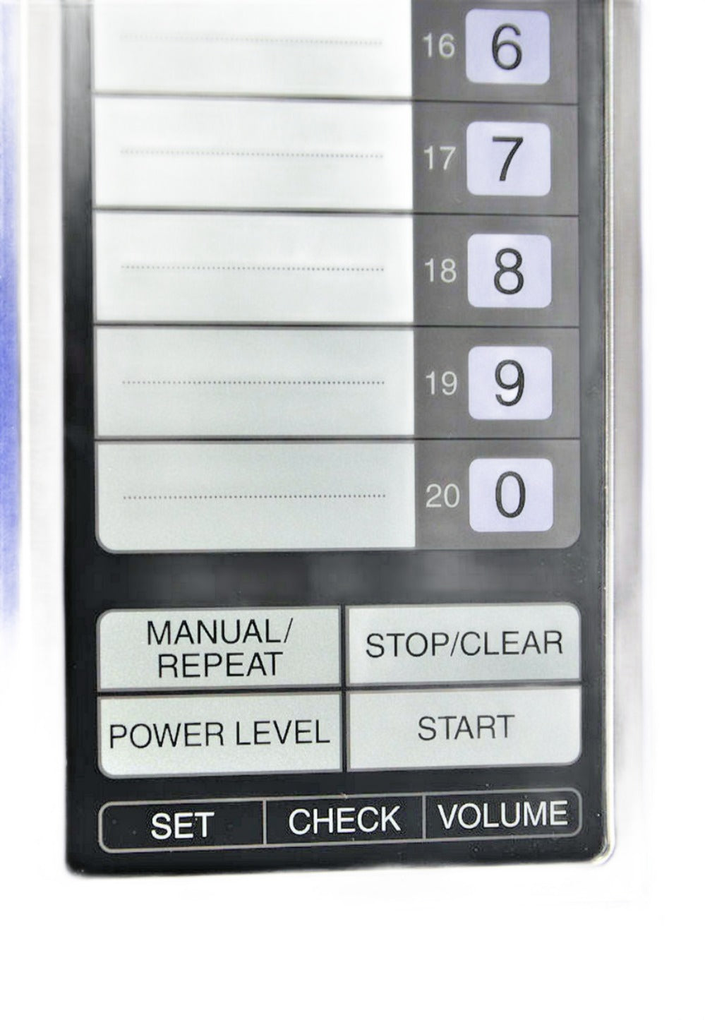 Sharp R-22AT, Sharp R-24AT Touchpanel (keypad) and control panel - FPNLCB469WRK0