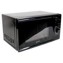 Low Power Black Microwave Oven drawing only 780 watts - Outputs 500 watts microwave power