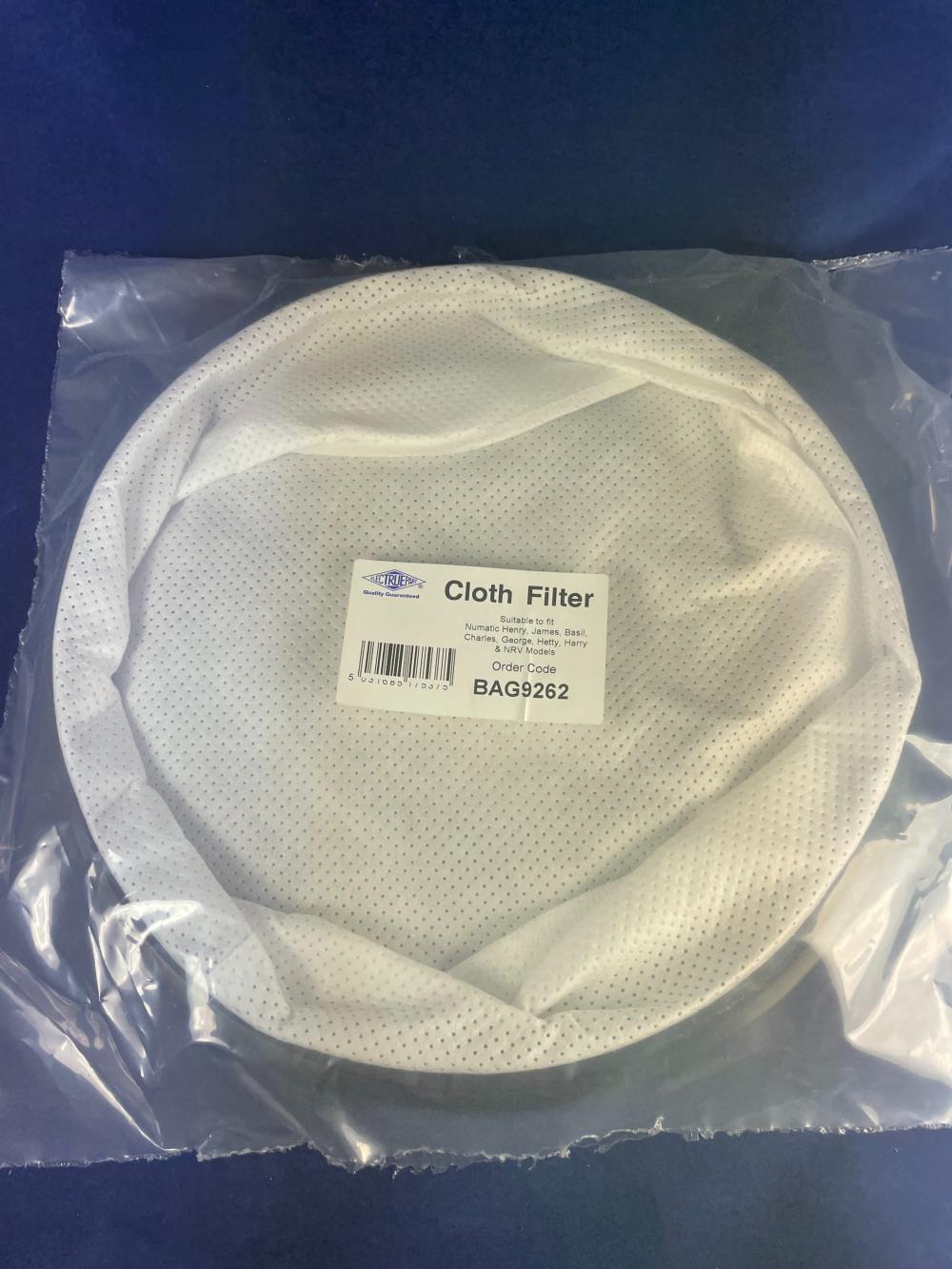 George (Numatic) NVM-15B Cloth Filter Bag - Pattern Part