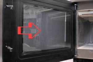 Sharp R-24AT Self adhesive inner door film - PSHEPA428WRE0